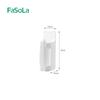 FaSoLa rack de escova de dentes elétrico suporte de escova de dentes punch-free rack de armazenamento de escova de dentes de banheiro montado na parede