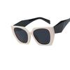 Gafas de Sol de Colores Distintivos de Moda Tendencia 2022 Polígono Irregular Transfronterizo Europeo y Americano Patas con Espejo en Forma de Diamante