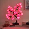 Lámpara con Forma de Árbol, Lámpara Bonsái, Lámpara de Mesa Decorativa, Luz de Noche LED, Flor de Rosa, Flor de Ciruelo, Lámpara de Hoja de Arce, Iluminación Continua, Protección Ocular