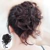 Fábrica al por mayor pinza para el cabello barba larga rizo anillo para el cabello cola de pollo capullo de cabello esponjoso cabello real cabeza de bola peluca mujeres
