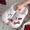Nuevos zuecos de verano EVA de suela gruesa para aumentar la altura, antideslizantes, duraderos para mujer, con decoraciones para zapatos DIY, versátiles para uso doméstico, sandalias de punta cerrada