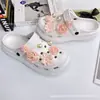 Adequado para Acessórios de Sapato Crocs Shirley Rose Laço Fivela de Sapato DIY Acessórios Removíveis Cartão de Decoração