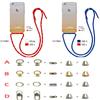 Nuevo iPhone 16 Cordón Ajustable Anti-Pérdida Funda para Teléfono Ip16Pro Esquinas Cuádruples Anti-Caída Tpu Cáscara Suave Cubierta Protectora