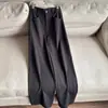 Pantalones Negros Versátiles 2026, Pantalones de Traje, Pantalones Slim Rectos de Nueve Puntos Suaves y Elegantes para Mujer al por Mayor B3HK6815