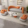 Sofá de Cuero con Forma Inusual para Rascar Gatos Belleza Salón Apartamento Homestay Sofá Mesa de Café Juego Sala de Estar Sofá Impermeable Resistente a los Arañazos