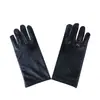 Guantes Elásticos Cortos Estilo Harajuku Oscuro Transfronterizos Guantes de Baile de Performance Punk Guantes de Cuero para Cosplay Venta al por Mayor