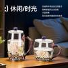Taza de Té de Flores Retro Europea para el Hogar, Taza de Café de Alto Valor, Taza para Beber con Corona de Esmalte, Fabricante con Asa