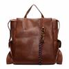 Mochila Retro Cross-border Feminina Grande Capacidade Casual All-match Commuter Mochila Escolar Rua Trendy Mochila de Viagem de Alta Qualidade