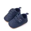 Zapatos para Bebé de Estilo Nuevo Primavera y Otoño de 0 a 2 Años Zapatos Casuales de Velcro para Bebé y Niño Pequeño Suela de Goma Suave Antideslizantes Zapatos para Antes de Caminar
