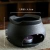 Base calentadora de té, estufa para hacer té y conservar el calor, accesorios japoneses retro, calentador de té, estufa para cocinar té, juego de té retro para conservar el calor