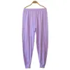EM. Pantalones Térmicos de Algodón Puro de Wang Shuxia, de Cintura Alta, Corte Holgado, Tallas Grandes, para Madres de Mediana Edad y Mayores, Leggings, Pantalones Térmicos, Pantalones Calientes