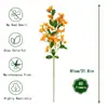 Rama Larga Pequeña Floral Belleza Dedo Boda Flor Arreglo Flor Milán Artificial Set Flor Artificial Decoración Mesa Flor Seda