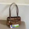 Bolso de Hombro Retro Shuai Mijia para Mujer 2026 Nuevo Estilo Moda Tendencia Bolso de Mano Gran Capacidad para Viaje Diario Bolso Baguette de un Solo Hombro