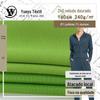 Tecido para jaqueta de uniforme de baseball de primavera, veludo dourado de fleece espesso de 240g, veludo unilateral, quente, toque elástico, em estoque