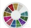 Suprimentos para Nail Art 12 Cores de Pérolas 12 Cores de Pérolas Pérolas Coloridas Pequenas Pérolas Coloridas Manicure Caviar Pequeno Disco Pérolas Coloridas