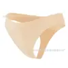 Tanga sin costuras de color liso para mujer, estilo europeo y americano, sexy para yoga y fitness, cintura baja, seda de hielo, secado rápido, diseño de una pieza que levanta los glúteos