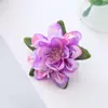 Flor de Camelia y Crisantemo Pequeña Cabeza de Flor DIY Hecha a Mano Flor de Seda Boda Boda Decoración del Hogar Accesorios