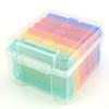 26028C 4x 6 pulgadas caja de plástico para almacenamiento de fotos caja de plástico de color para almacenamiento de herramientas clasificación
