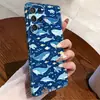 Venta Caliente en Shopee Dibujo Animado Ballena de Aguas Profundas Delfín Sensación de Alta Gama Funda Protectora GalaxyS26+ Orificio de Precisión Película Protectora para Teléfono