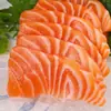 Salmão Fresco de Xinjiang, 500g, Recém-cortado, Fatias Autênticas de Peixe Cru, Truta Arco-Íris Congelada