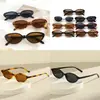 Gafas de sol ovaladas de montura pequeña, elegantes y sofisticadas, adecuadas tanto para mujeres como para hombres, con un toque europeo y americano, perfectas para protección solar y un look retro, ideales para ventas transfronterizas