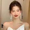 Brincos de Noiva Novo Estilo Chinês com Contraste Vermelho e Azul, Brincos Retro Xiuhe, Vestido Cheongsam de Luxo, Brincos de Casamento, Elegante