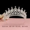 Conjunto de Três Peças de Adereços de Cabeça Coroa Noiva Casamento Estilo Coreano Super Imortal Beleza Vestido de Casamento Adereços de Cabeça Atmosféricos Coroa para Dez Oito Anos Feminino