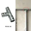 NIKA Estándar Nacional 20 Accesorios de Tubería de Cuatro Puntos JDG Caja de Conexión para Tubo Galvanizado Montado en Superficie Codo de 90 Grados Tee Soporte de Pared Separador