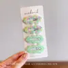 Pinza para el pelo de estrella de cinco puntas de colores caramelo estilo coreano para mujer, Pasador de lujo de alta gama, Pinza BB dulce y linda, Accesorio para el cabello versátil y elegante
