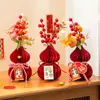 Decorações para celebração de inauguração de casa, ornamentos tridimensionais de peixe koi em favo de mel e cabaça, decorações para mudança, itens de mobiliário para casa nova