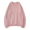Sudadera de Algodón Puro con Cuello Redondo de Terciopelo Personalizada para Otoño e Invierno Traje de Felpa de Color Puro con Estampado de Logo para Primavera y Otoño Camisa Publicitaria Overol