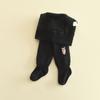 Leggings para niñas de otoño e invierno con forro polar, gruesos y cálidos, para bebés, de una pieza, de terciopelo, para niños.