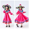 Roupas de Performance Mexicanas Russas para Crianças Roupas de Toureiro Espanhol Roupas de Performance Estrangeiras Roupas Étnicas