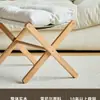 Reposapiés para Sofá, Reposapiés para Pausa de Almuerzo en la Oficina, Reposapiés para Sillón Reclinable, Reposapiés de Madera de Haya, Taburete para Elevar las Piernas, Taburete de Mesa de Café, Taburete Plegable para Cambiarse los Zapatos