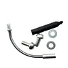 Bicicleta de montaña freno v completo clip aleación de aluminio freno negro plata juego de frenos para ciclismo accesorios