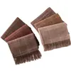 Cachecol de imitação de caxemira para mulheres, versão coreana, novo estilo de inverno, xale quente versátil de alta qualidade, xale para ar condicionado e aquecedor de pescoço com estampa pied-de-poule