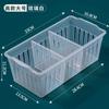 Cesta de Almacenamiento de Plástico Rectangular de Escritorio Caja Organizadora con Cajón Caja Divisoria Cesta de Almacenamiento de Snacks para Cocina Baño