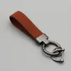 Chaveiro de Couro Camurça Microfibra para Carro Chaveiro de Couro para Casal Homens e Mulheres Argola de Chaveiro Multifuncional Gravada