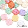 Acrílico Crema Jade Conejo Amor Sello de Laca de Fuego Imitación Cuenta Plana Hecho a Mano DIY Llavero Cadena para Teléfono Móvil Accesorios con Cuentas
