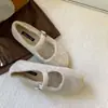 Zapatos Mary Jane estilo hada con una sola correa, nueva colección otoño/invierno 2026, adecuados para usar en exteriores, con forro de felpa y suela plana