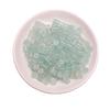 Cuentas sueltas de barril pequeño transparentes de 5,5 mm, venta al por mayor, accesorios de joyería de jade para bricolaje, cuentas de medio barril, pulsera, collar, borla