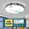Nueva Lámpara de Techo para Sala de Estar Estilo Chino 5 Lámparas de Techo LED para Hogar Nueva Lámpara de Techo Simple y Grande para Habitación Dormitorio Estilo Moderno Minimalista Hierro