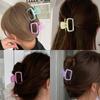 Pinza para el Cabello de Manzana Transfronteriza Casual y Más Fácil de Combinar Pinza para el Cabello Parte Posterior de la Cabeza Pinza de Tiburón para el Cabello Accesorios para el Cabello de Mujer Tocado