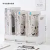 Estante de Livros para Mesa Vertical com Gavetas, Organizador de Livros, Rack de Armazenamento e Organização de Livros
