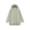 Moletom feminino cinza solto com capuz, outono e inverno, forrado com lã grossa, 100,00 kg, novo design, top slim de nicho