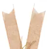 Laço Grande de Corda de Juta Enfeite de Árvore de Natal Vintage Laço Decorativo Boêmio para Festa de Casamento Feriado
