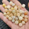 Xinjiang Hotan Seda Dorada Jade Cuentas de Estilo Antiguo Cuentas Sueltas de Jade Cuarzo Amarillo Blanco Jade de Roca Passepartout Accesorios de Joyería Cuentas