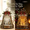 Enfeite de artesanato em resina Sino Iluminado de Natal de produto novo transfronteiriço