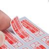 Adhesivo espaciador personalizado, fácil de rasgar, película protectora para teléfono móvil, adhesivo de sellado transparente parcialmente sin pegamento, etiqueta autoadhesiva
