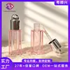 Tubos redondos com tampa quadrada vazios para gloss labial, 6ML de tubos transparentes para gloss labial com um orifício para aplicação de gloss labial, feitos sob medida por Yue Shunxing